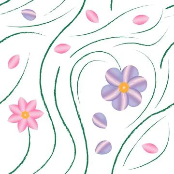 Seamless spring pattern Stockillustratie
