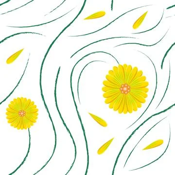Seamless spring pattern Stock Illustration