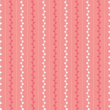 Seamless spring sketch vector pattern. Twig background Stock Illustration