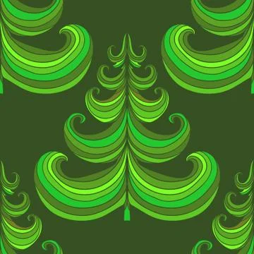 Seamless spruce background. 스톡 일러스트