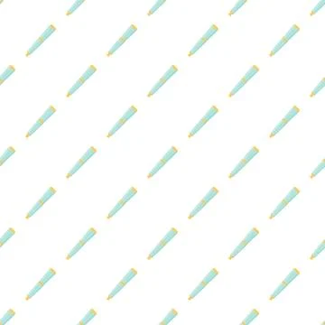 Seamless spyglass pattern for nautical and pirate themes Stock Illustration
