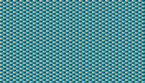 Seamless squama of blue colors texture. Metal abstract scale pattern. Roof ti Illustrazione stock
