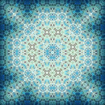 Seamless square abstract pattern. Art texture. Textiles and fashion Stock Illustration