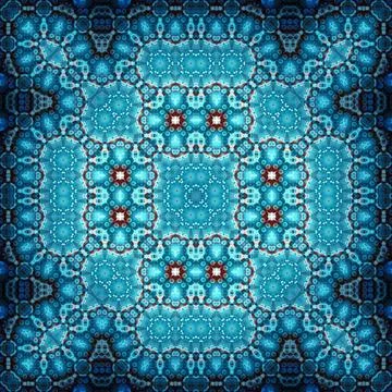 Seamless square abstract pattern. Art texture. Textiles and fashion Stock Illustration