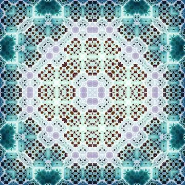 Seamless square abstract pattern. Art texture. Textiles and fashion Stock Illustration