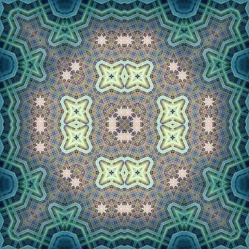 Seamless square abstract pattern. Art texture. Textiles and fashion Illustrazione stock