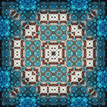 Seamless square abstract pattern. Art texture. Textiles and fashion Illustrazione stock