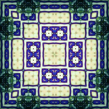Seamless square abstract pattern. Art texture. Textiles and fashion Stock Illustration