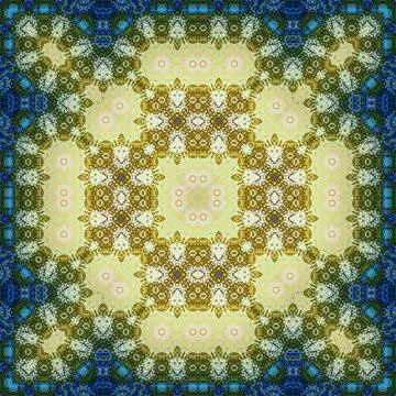 Seamless square abstract pattern. Art texture. Textiles and fashion Illustrazione stock