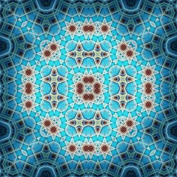 Seamless square abstract pattern. Art texture. Textiles and fashion Illustrazione stock