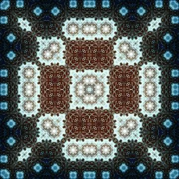 Seamless square abstract pattern. Art texture. Textiles and fashion Stock Illustration