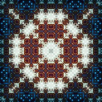 Seamless square abstract pattern. Art texture. Textiles and fashion Stock Illustration