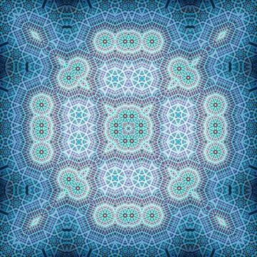 Seamless square abstract pattern. Art texture. Textiles and fashion Illustrazione stock