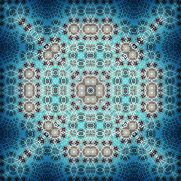 Seamless square abstract pattern. Art texture. Textiles and fashion Illustrazione stock