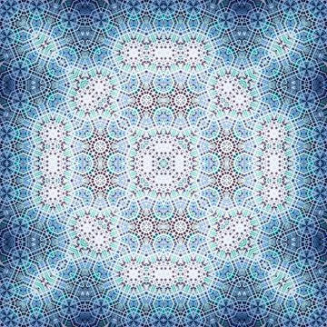 Seamless square abstract pattern. Art texture. Textiles and fashion Stock Illustration