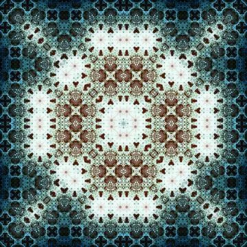 Seamless square abstract pattern. Art texture. Textiles and fashion Stock Illustration