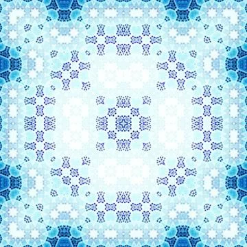 Seamless square abstract pattern. Art texture. Textiles and fashion イラスト素材