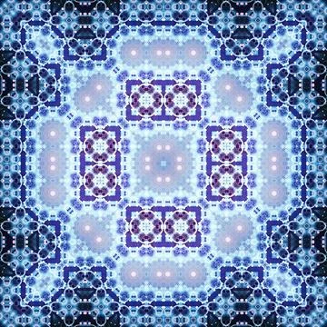 Seamless square abstract pattern. Art texture. Textiles and fashion Stock Illustration