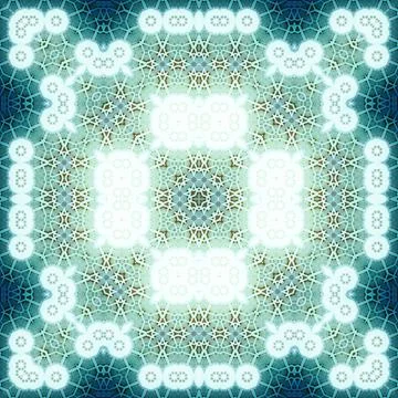 Seamless square abstract pattern. Art texture. Textiles and fashion Stock Illustration