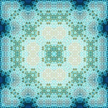 Seamless square abstract pattern. Art texture. Textiles and fashion Stock Illustration