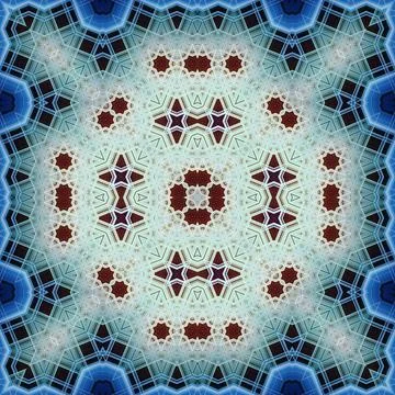 Seamless square abstract pattern. Art texture. Textiles and fashion Stockillustratie