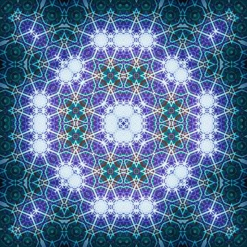 Seamless square abstract pattern. Art texture. Textiles and fashion Illustrazione stock