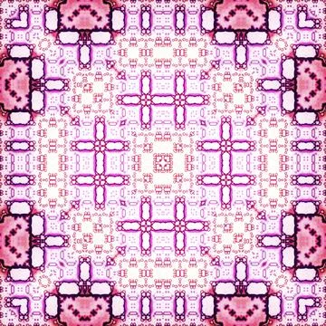 Seamless square abstract pattern. Art texture. Textiles and fashion Stock Illustration