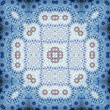 Seamless square abstract pattern. Art texture. Textiles and fashion Illustrazione stock