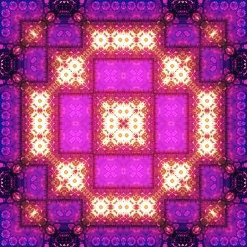 Seamless square abstract pattern. Art texture. Textiles and fashion Illustrazione stock