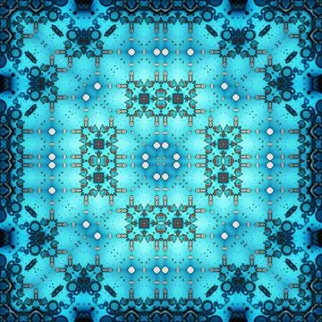 Seamless square abstract pattern. Art texture. Textiles and fashion Stock Illustration