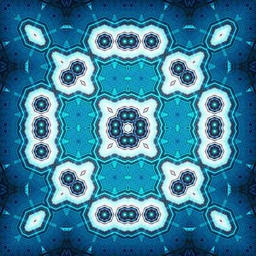 Seamless square abstract pattern. Art texture. Textiles and fashion Stock Illustration