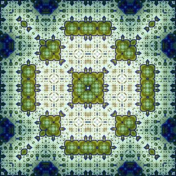 Seamless square abstract pattern. Art texture. Textiles and fashion Illustrazione stock