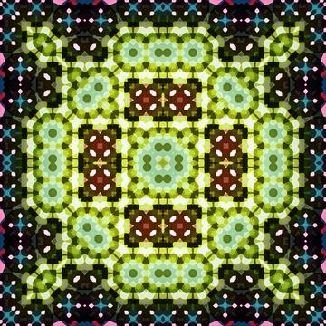 Seamless square abstract pattern. Art texture. Textiles and fashion Illustrazione stock