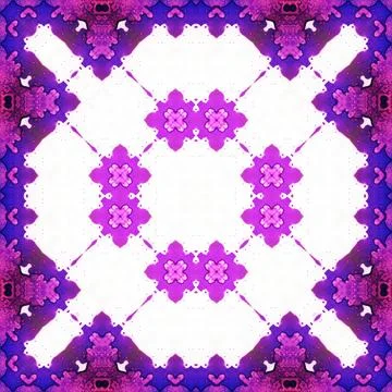 Seamless square abstract pattern. Art texture. Textiles and fashion Stock Illustration