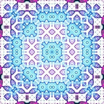 Seamless square abstract pattern. Art texture. Textiles and fashion Stock Illustration