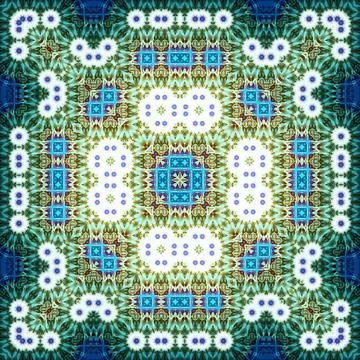 Seamless square abstract pattern. Art texture. Textiles and fashion Stock Illustration