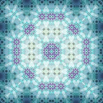Seamless square abstract pattern. Art texture. Textiles and fashion Illustrazione stock