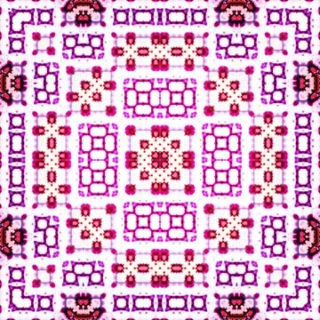 Seamless square abstract pattern. Art texture. Textiles and fashion Stock Illustration
