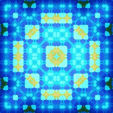 Seamless square abstract pattern. Art texture. Textiles and fashion Stock Illustration