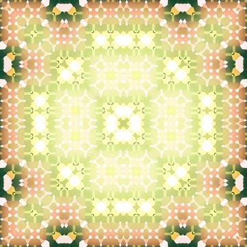 Seamless square abstract pattern. Art texture. Textiles and fashion Illustrazione stock
