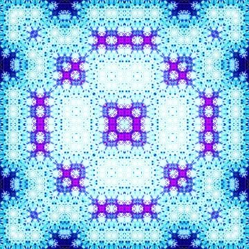 Seamless square abstract pattern. Art texture. Textiles and fashion Illustrazione stock