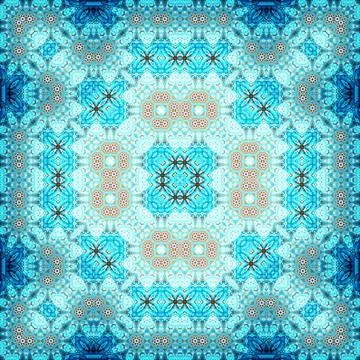 Seamless square abstract pattern. Art texture. Textiles and fashion Stock Illustration