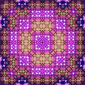 Seamless square abstract pattern. Art texture. Textiles and fashion Stock Illustration