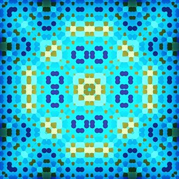 Seamless square abstract pattern. Art texture. Textiles and fashion Illustrazione stock