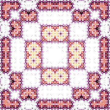 Seamless square abstract pattern. Art texture. Textiles and fashion Illustrazione stock