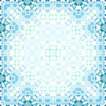 Seamless square abstract pattern. Art texture. Textiles and fashion Illustrazione stock