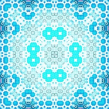 Seamless square abstract pattern. Art texture. Textiles and fashion Illustrazione stock