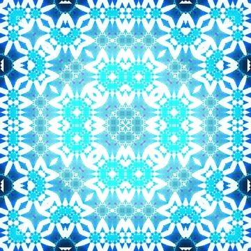 Seamless square abstract pattern. Art texture. Textiles and fashion Illustrazione stock