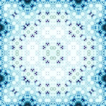 Seamless square abstract pattern. Art texture. Textiles and fashion Illustrazione stock