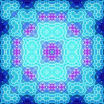 Seamless square abstract pattern. Art texture. Textiles and fashion イラスト素材